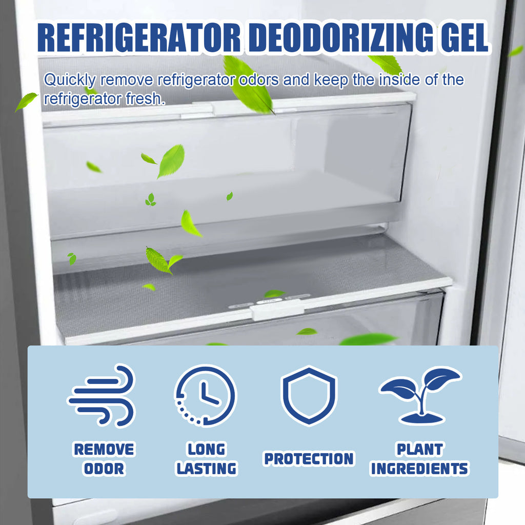 Réfrigérateur Jue-Fish Désodorisant Gel purifiant Réfrigérateur intérieur Déodorateur Purificateur Fr