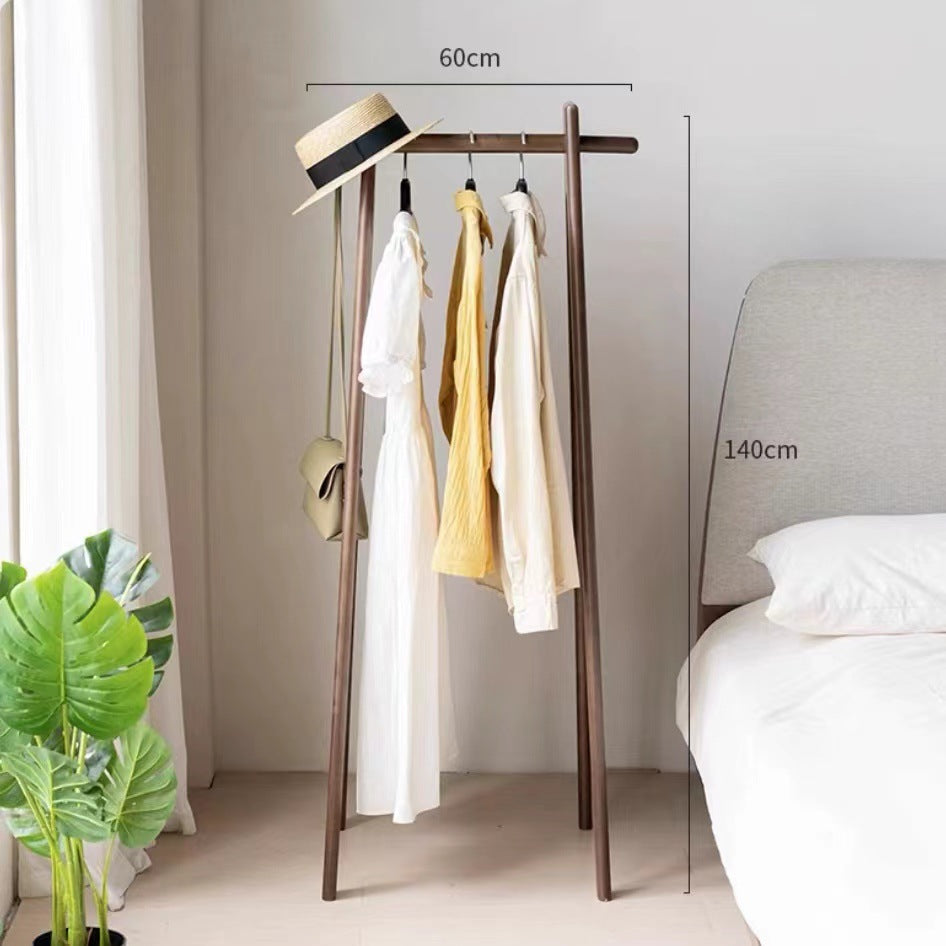 Manteau en bois massif et rack de chapeau