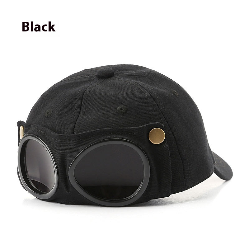 Chapeau Pilote Lunettes personnalisées Casquette Peak Lunettes de soleil masculines Pare-soleil Printemps et été All-m