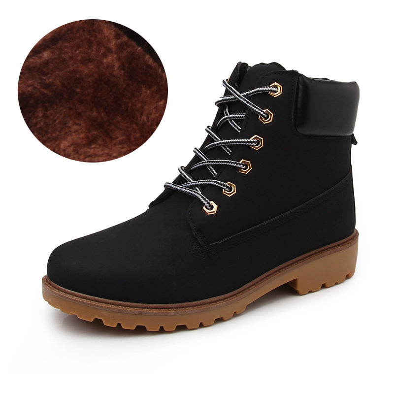 Hommes CottonQuilted Dr Martens Bottes de styleHaute Bottes de travail occasionnel