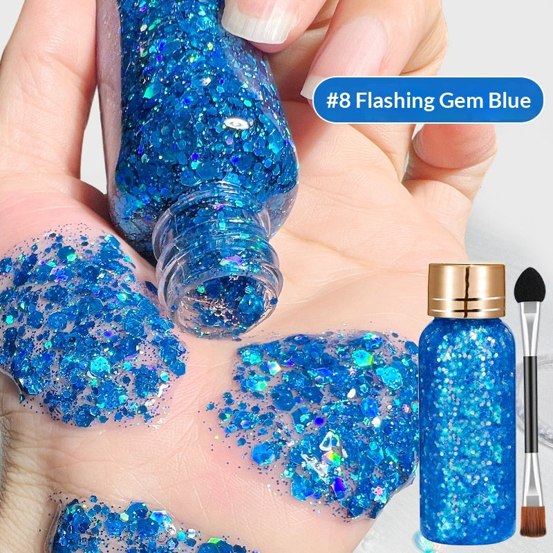 Gel sans glue de paupière liquide avec étincelle