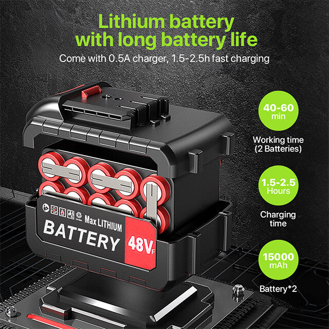 Nettoyeur à haute puissance pour lave-lames sans fil 2batterie portable