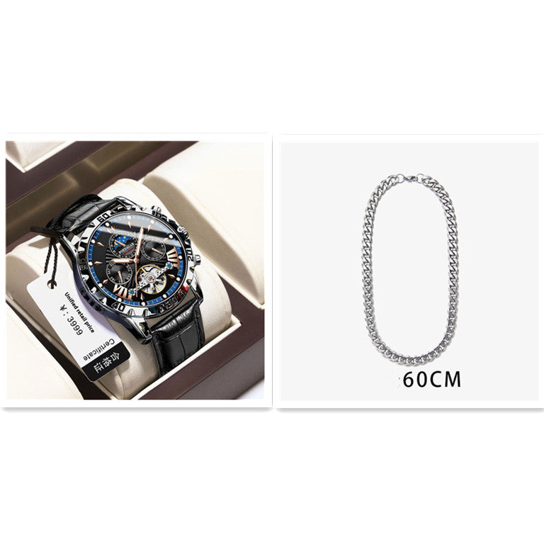 Machinerie automatique de luxe de montre pour hommes