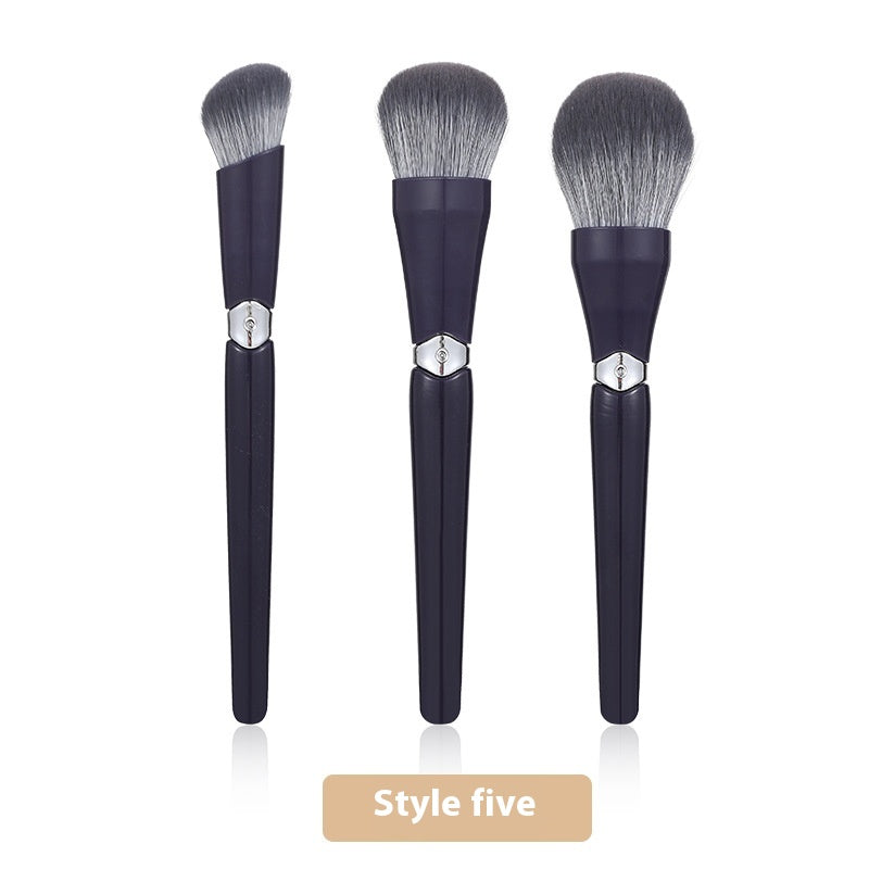 Portable Makeup Brush Suit Soft Coiffure Face Poudre
