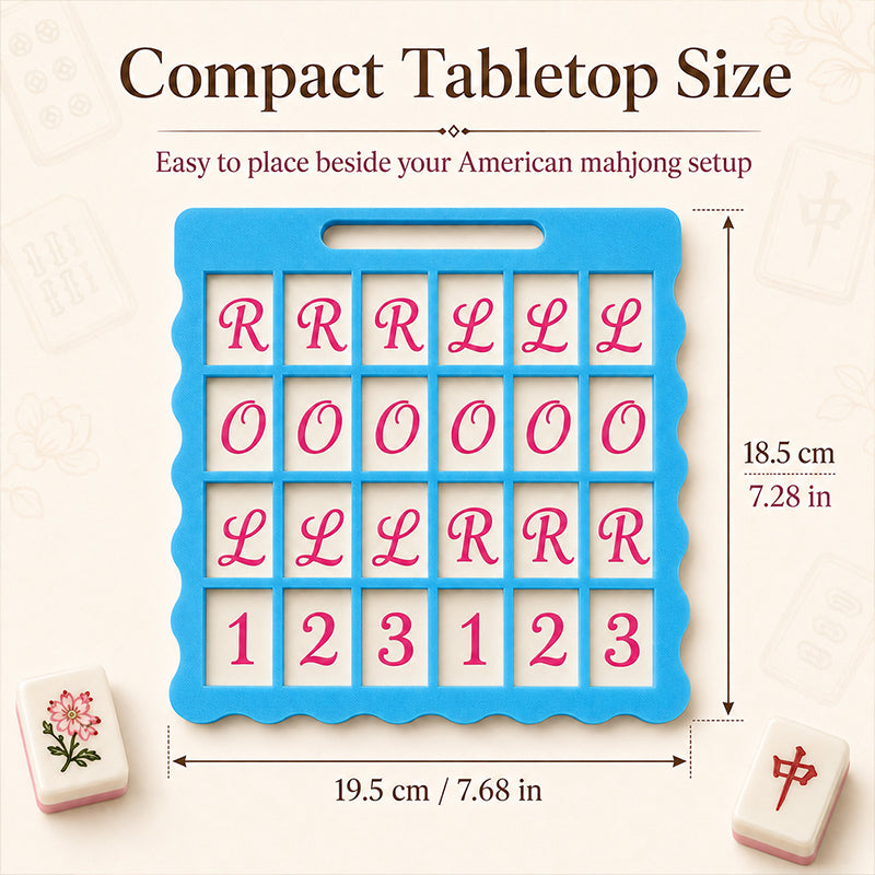 1PC Mahjong Tile Placement Board