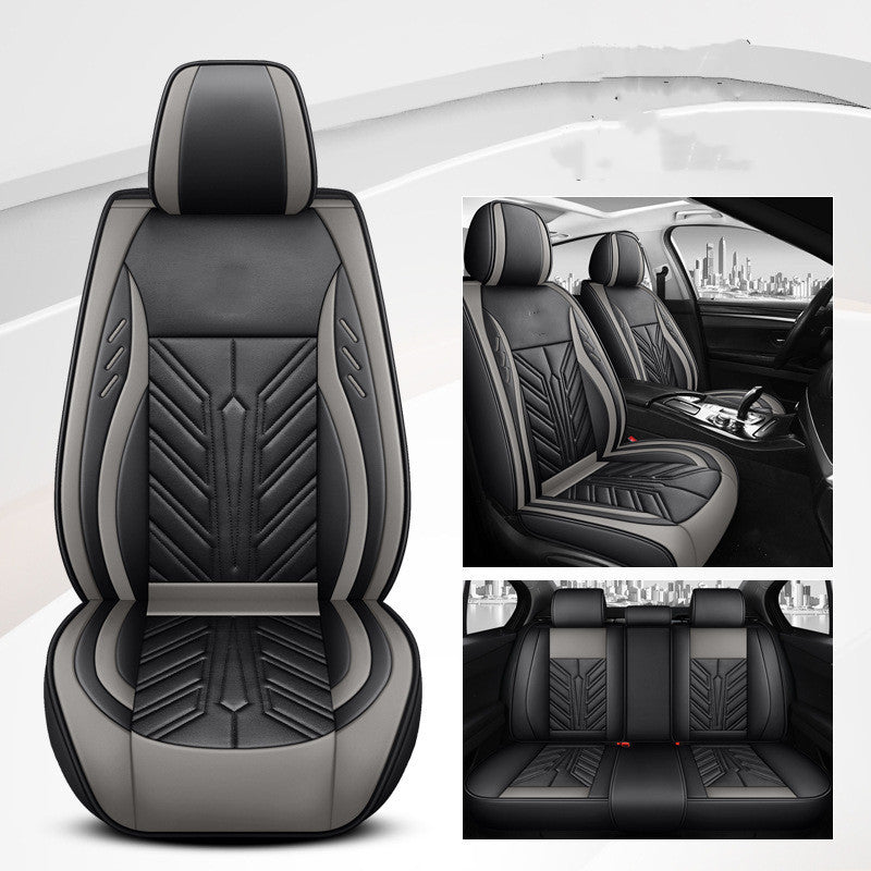 Coussin de siège de voiture tout inclus résistant à l'usure en cuir complet