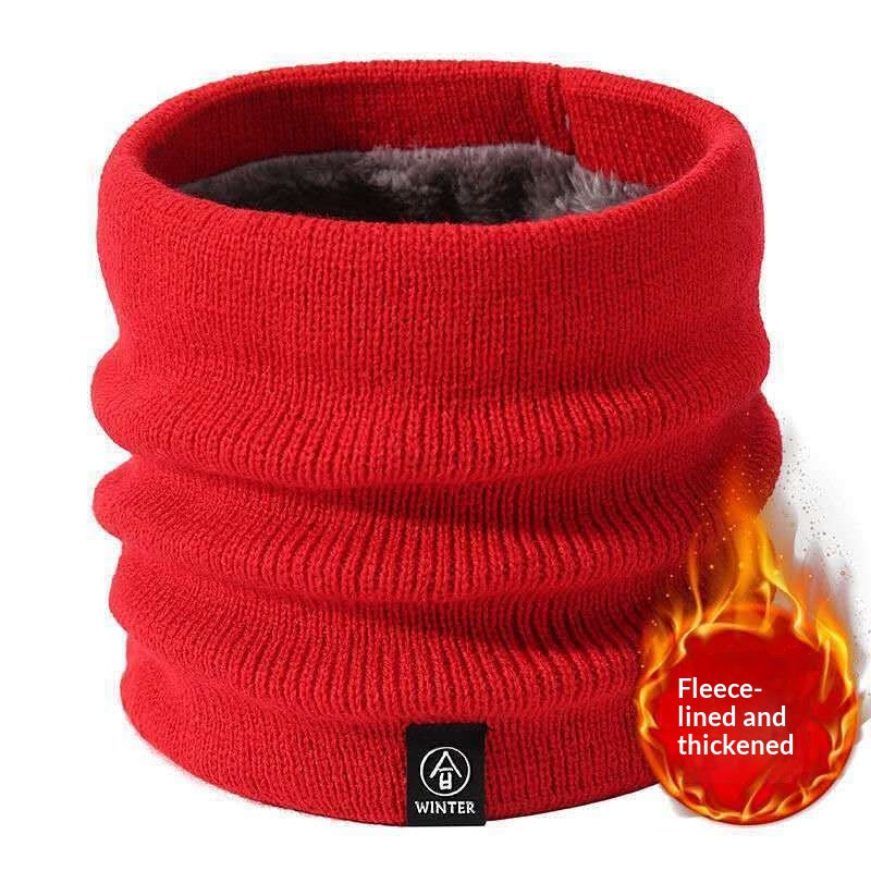 Écharpe de cou de laine polyvalente épaissée pour tour cervical