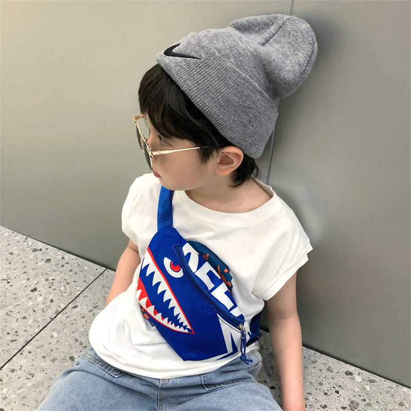 Little Shark Sac à poitrine tendance de mode pour enfants