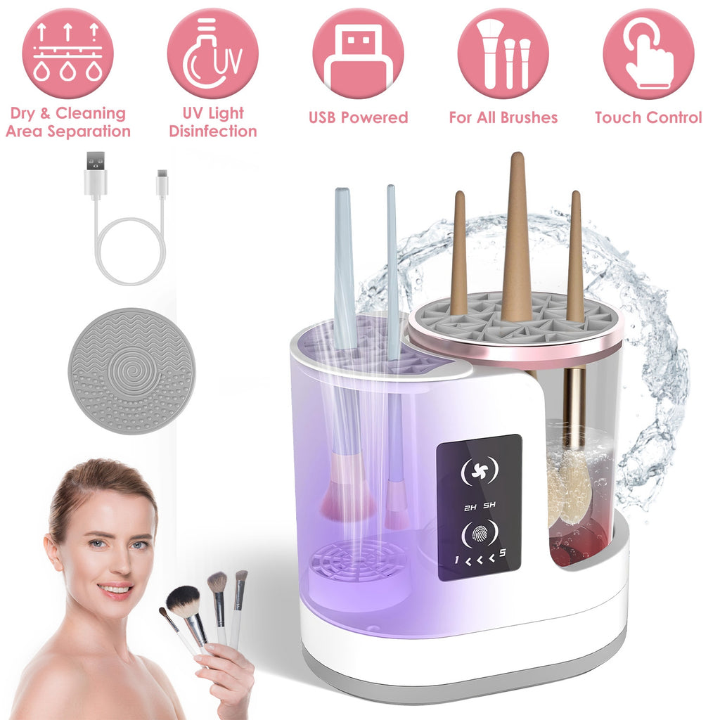 4 En 1 Nettoyeur de brosse électrique USB Powered Automatic Brush Blender Machine avec le temps