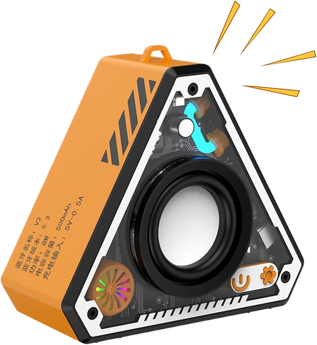 V2 sans fil Bluetooth Audio Outdoor Portable Mecha Subwoofer Double machine Interconnecté M