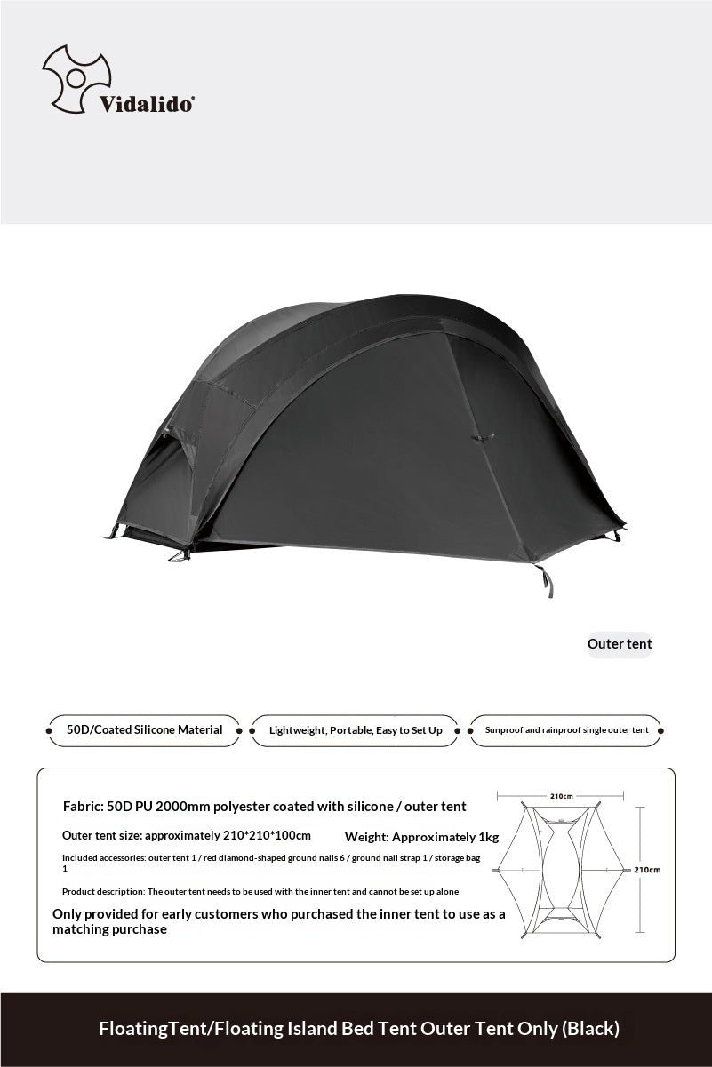 Tente de camping en plein air Portable léger
