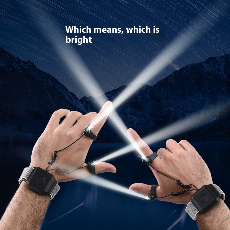 LED lumière nuit pêche extérieur torche doigt