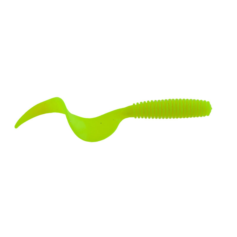 En plastique souple artificiel Isca Pesca Tail Protein Grub Lure Pêche Worm Moggot Grub Lure Ba