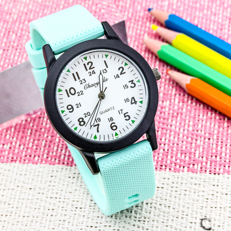Aiguille lumineuse étanche Montre électronique numérique transparente
