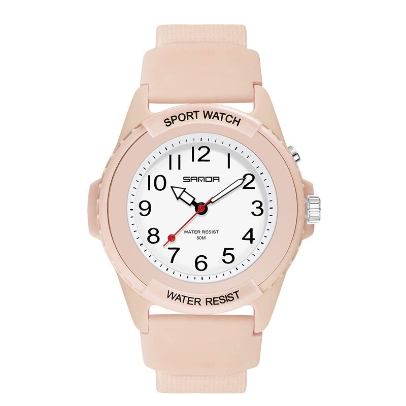 Montre Sleek Sporty Lumineuse et Imperméable Femmes