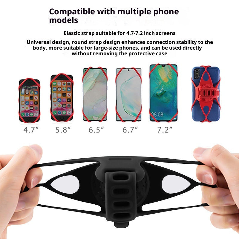 Adjustable road bike phone mount