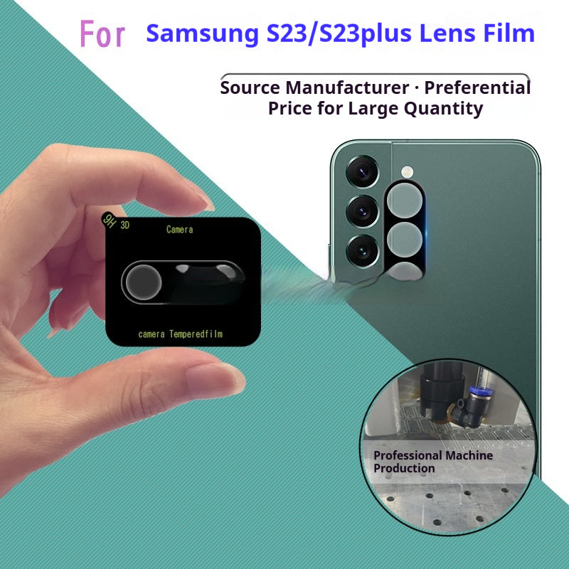 High-Curvature Tempered Glass Lens Protector Silk Screen Lens Film for more