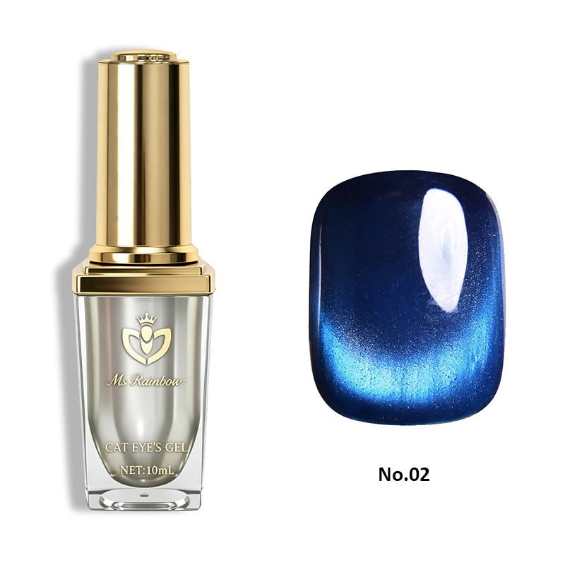 Mme Rainbow Starry Série Cat Eye Gel Polonais
