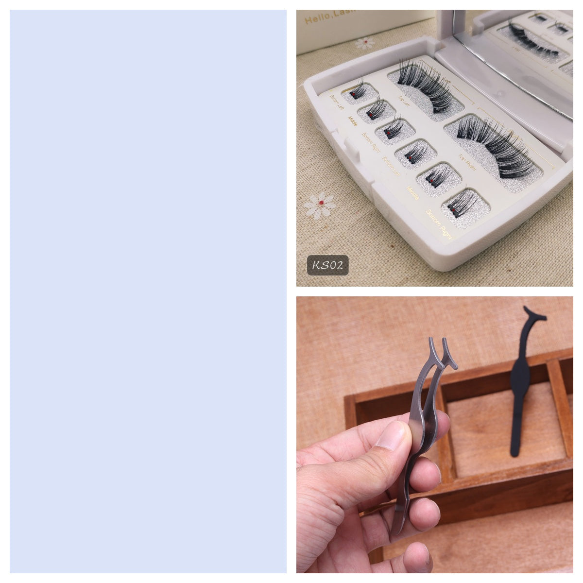 Faux cils de l'aimant