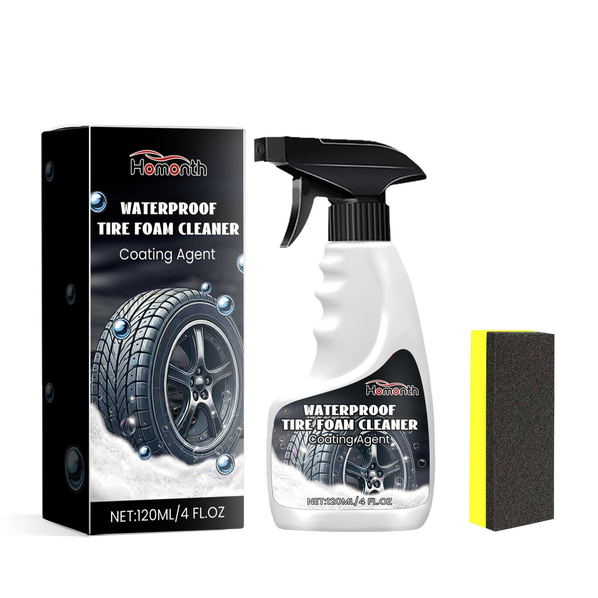 Kit de nettoyage de mousse de pneus automobiles HOMONTH