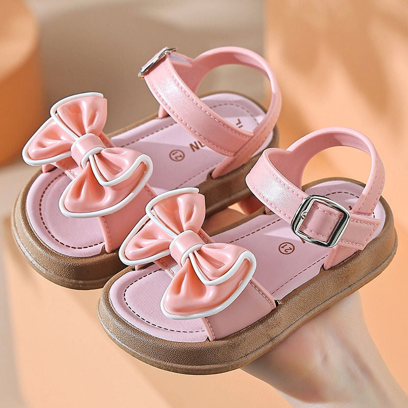 Enfants Fashionable Casual Sandales plates pour les filles