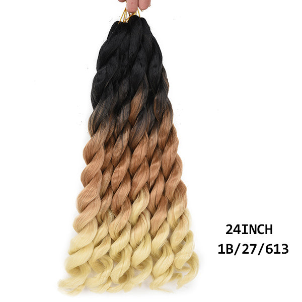 Big Curly Dirty Braid Crochet perruque