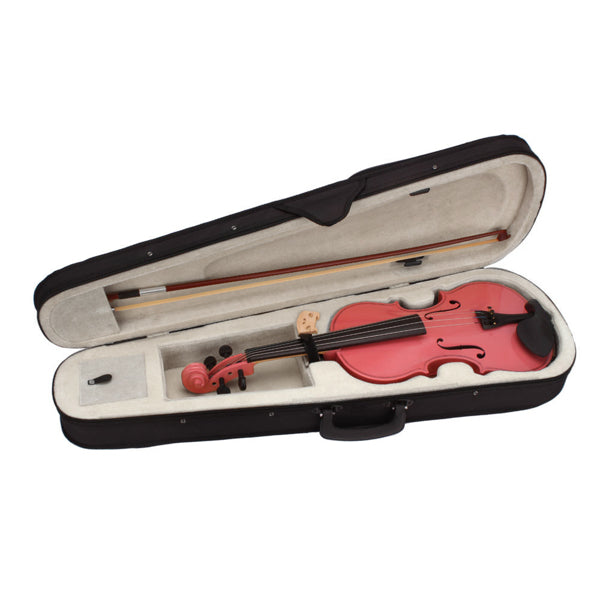 Violon rose et boîte Bow Rosin