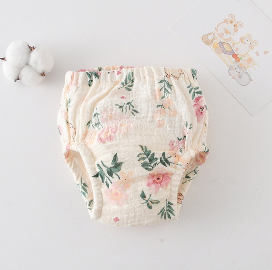 Style coréen Cotton Baby Training Apprentissage Gauze Pantalons de couches