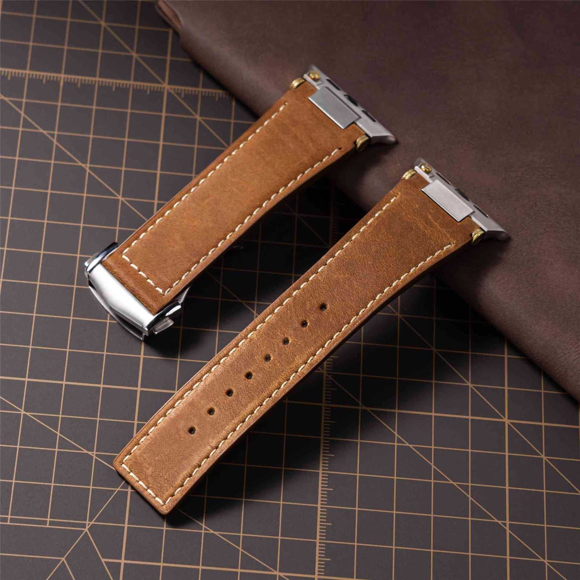 Bracelet de montre de connecteur métallique modifié pliant