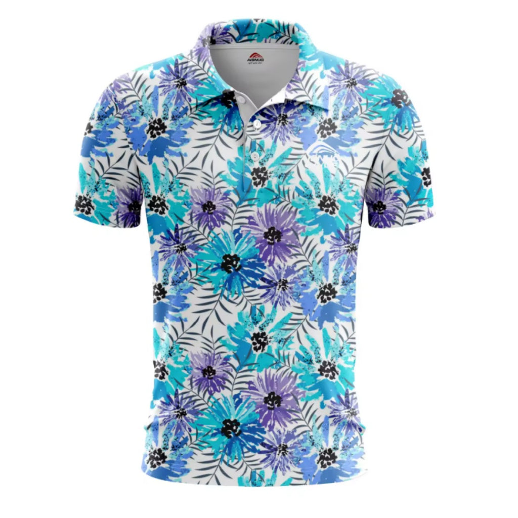 Homme Slim Fit Design Éleve Golf Polo Top