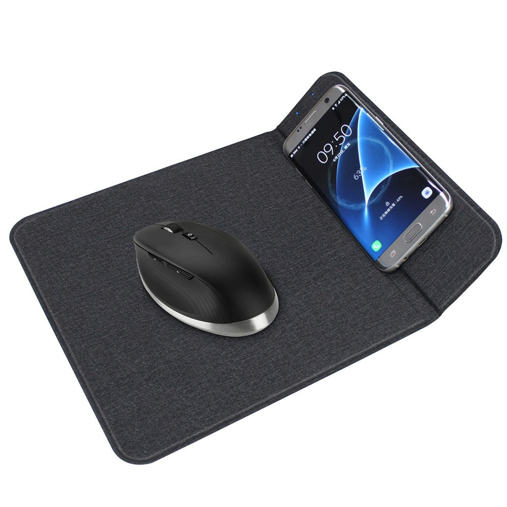 2 In1 Support de charge sans fil de la souris Chargeur Support de charge antidérapant de la souris