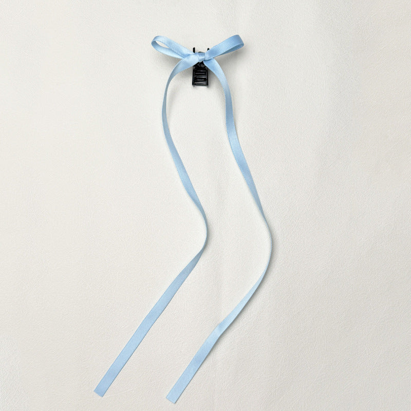 36cm Ruban Long Polyester Coton Bow Clip