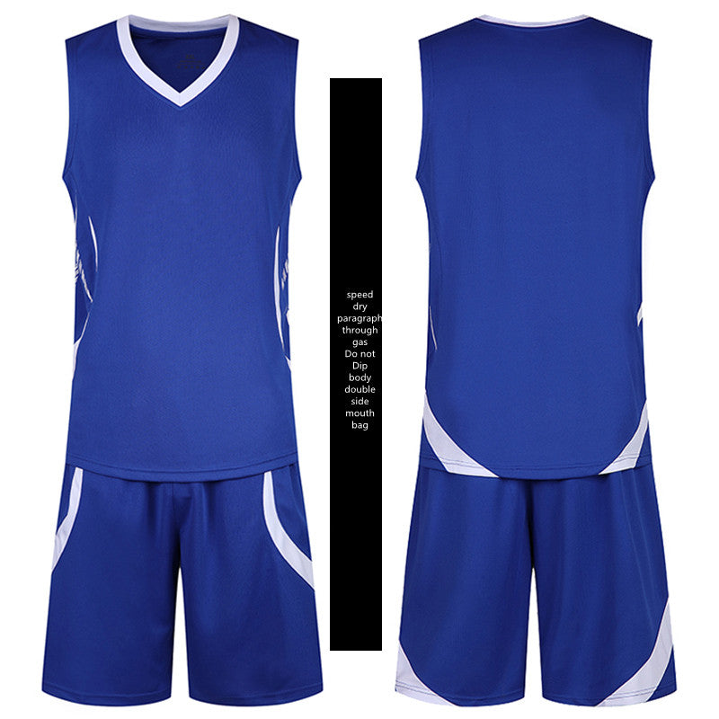 Basketball Sports costumes masculins occasionnels d'été porter sans manches mince vest shorts de course S