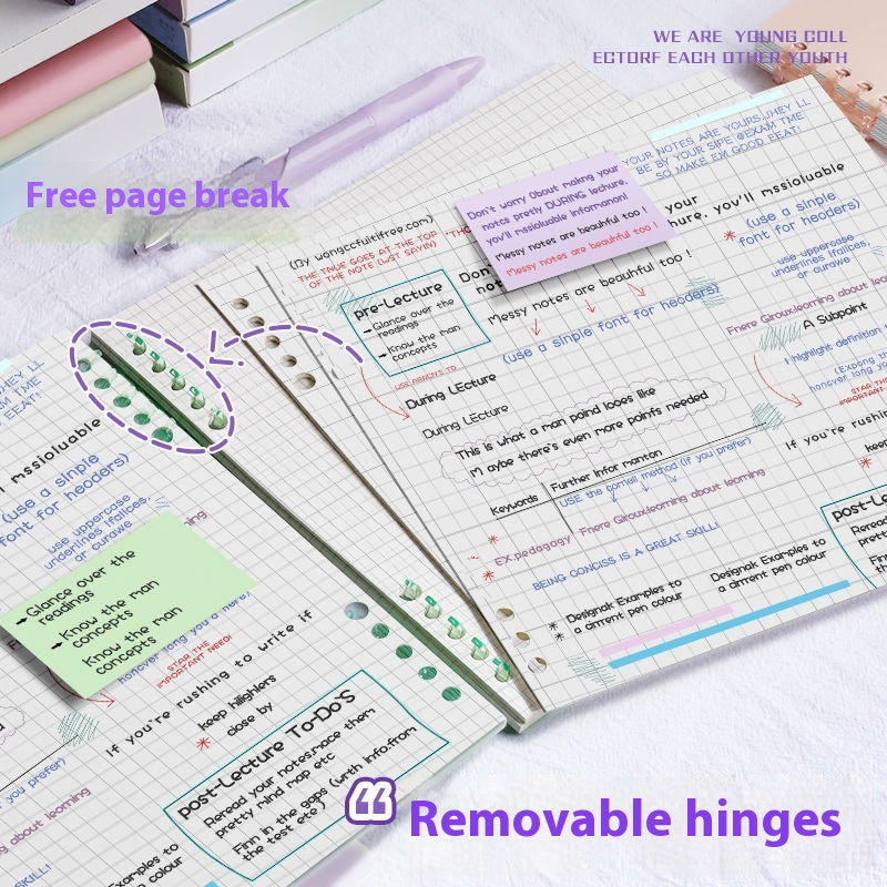 Simple Flip Up Chip Notebook amovible