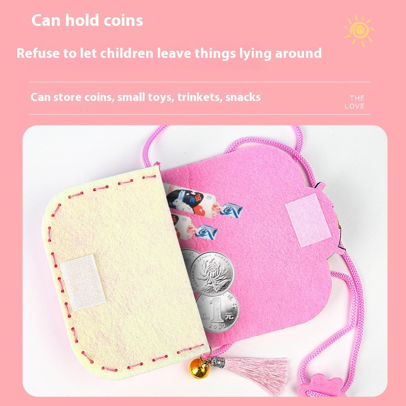Caricature Non-tissé Sac Pâte de maternelle Package de matériel Jouets éducatifs
