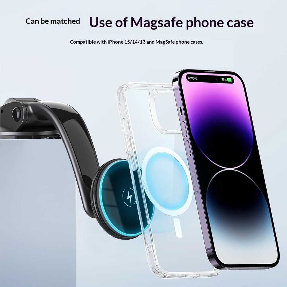 Qi 20 Support de téléphone dans la voiture avec charge magnétique MagSafe sans fil