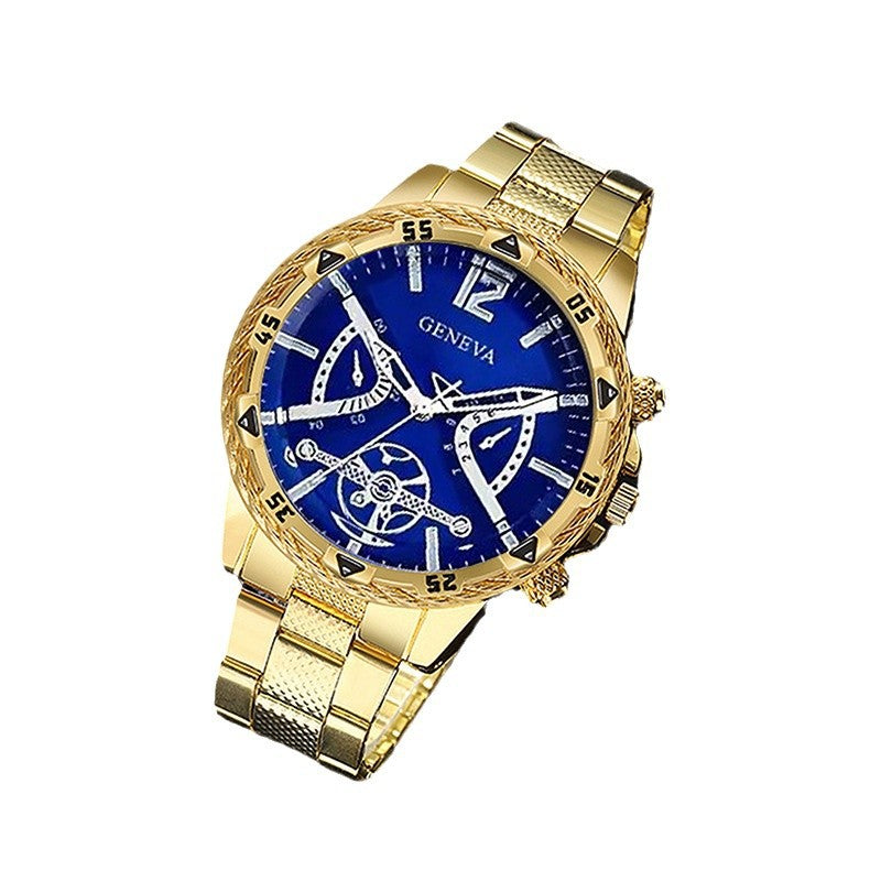 Montre mécanique Volkswagen entièrement automatique pour homme avec bracelet en acier