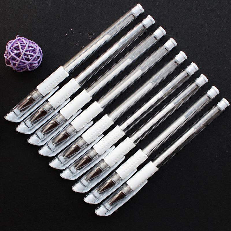 Stylo dur calligraphie blanc neutre stylo