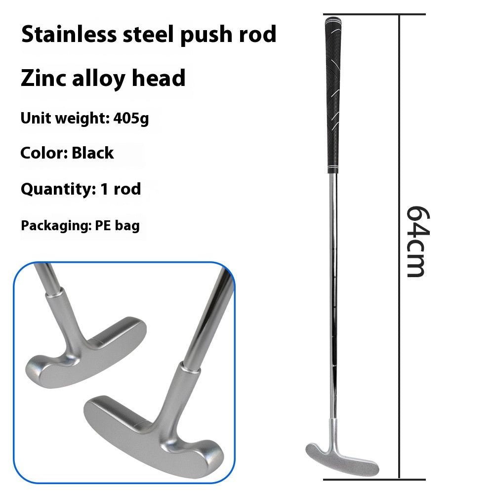 Golf Putting Rod Acier inoxydable Club Manche double face partagée