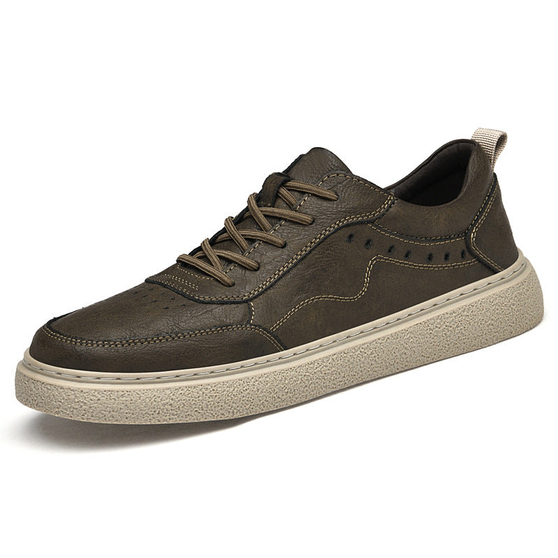 Chaussures blanches Étudiant Bas haut sneaker