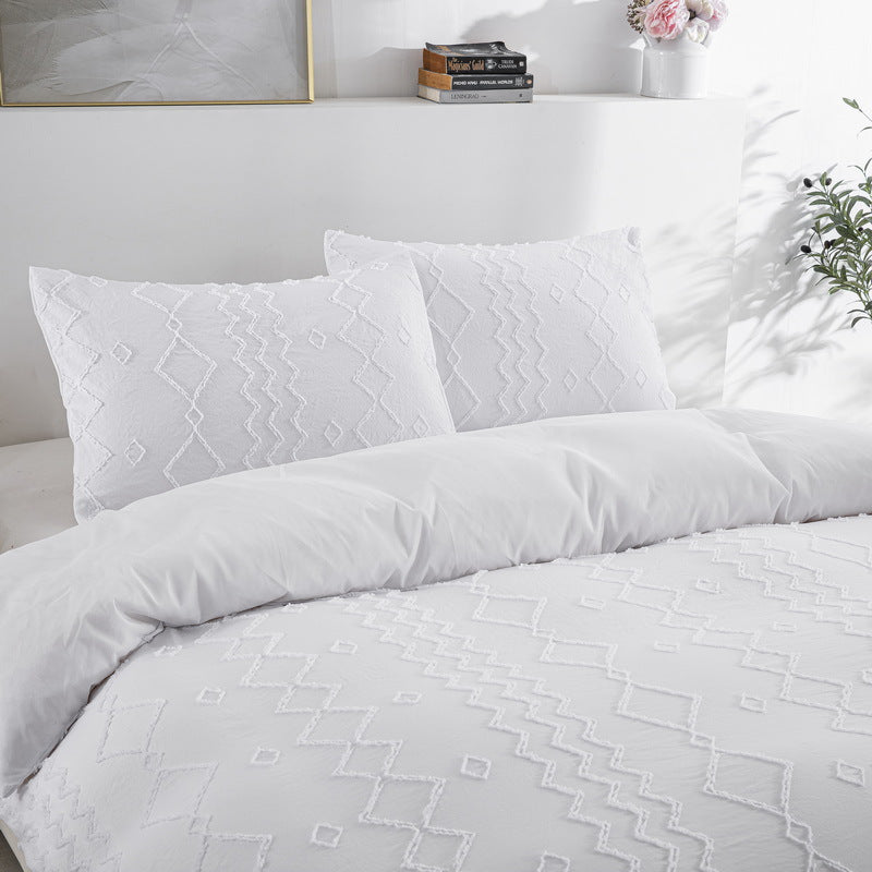 Floral Diamond Wave Quilt Cover Maison Textiles Bedding
