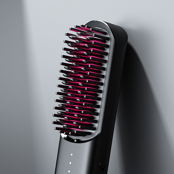 La maison des femmes Anion sans fil cheveux portatifs curler et lightener Comb électrique à double usage