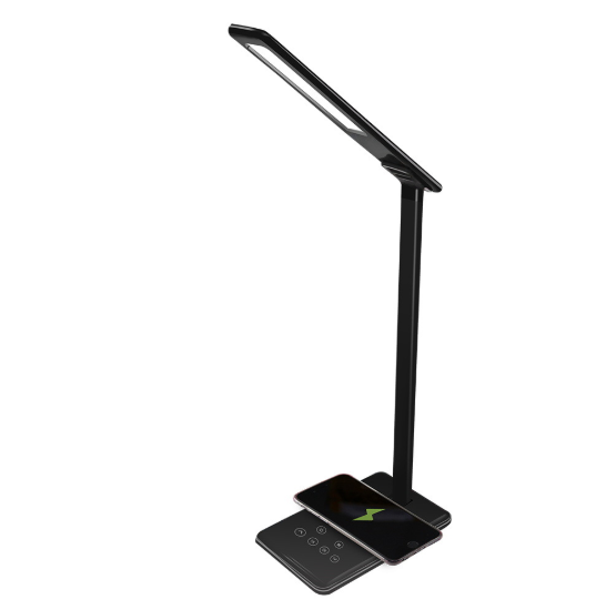 Vente lampe de charge sans fil led lampe de bureau avec USB