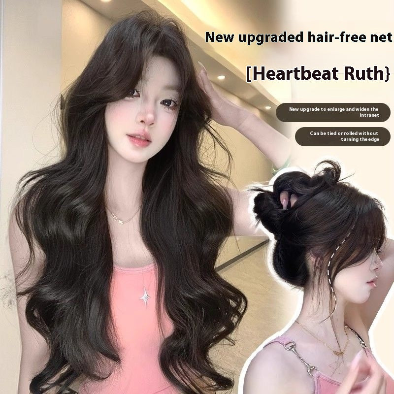 Increase the amount of ultra-thin seamless breathable hair replacement high temperament