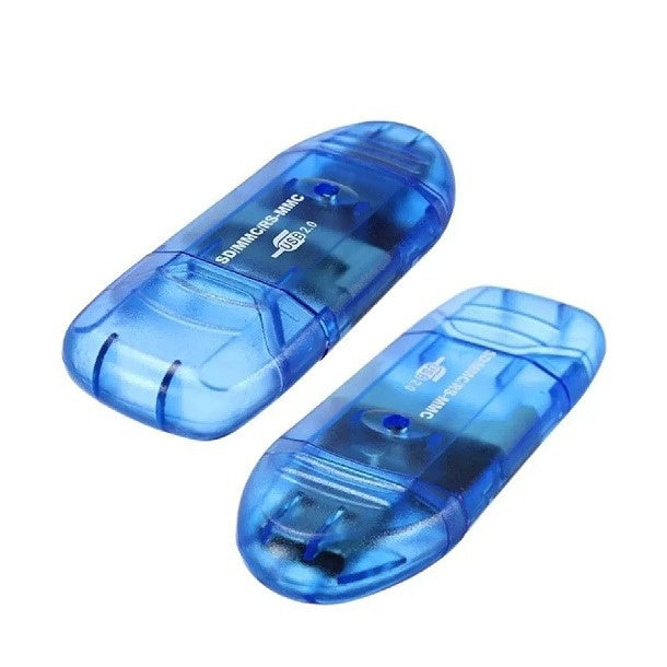 Lecteur de carte USB transparent LED créative