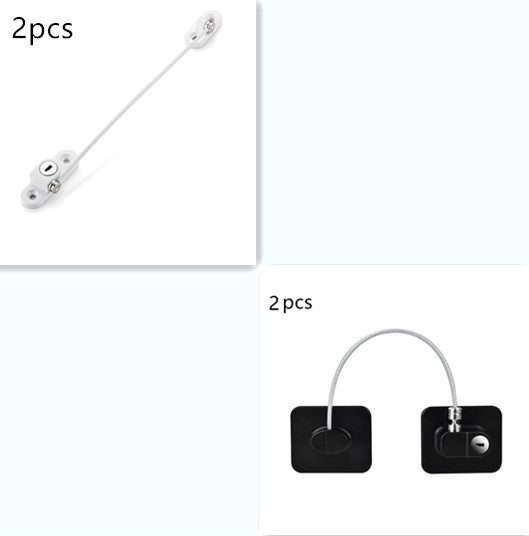 Fenêtre Sécurité Chaîne Verrouillage Fenêtre Cable Lock Restricteur Multifonctionnel Fenêtre Verrouillage Porte S