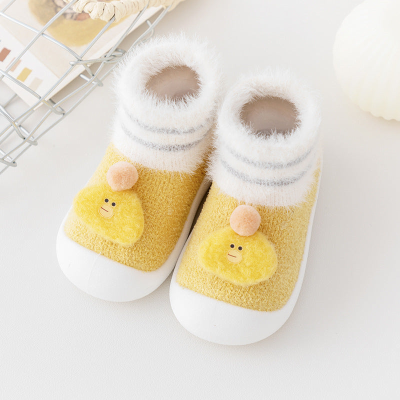 Chaussures pour tout-petit Chaussettes de chambre épaississant Soft Sole