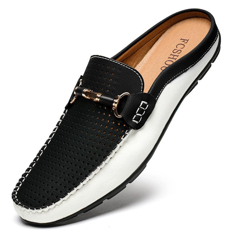 Chaussures en cuir de grande taille Hommes Chaussures respirantes