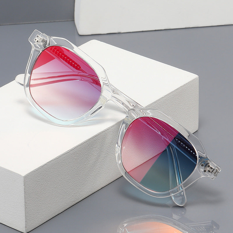 Lunettes de soleil rétro UVprotectives avec un style européen et américain distinctif