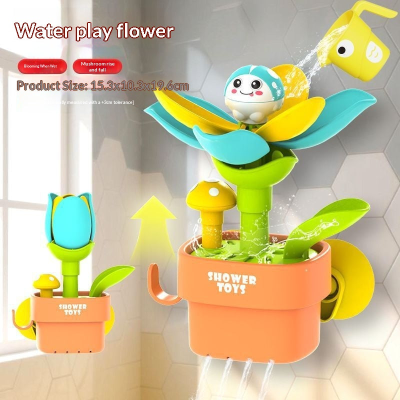 Jouet de douche de bain de bébé Sprinkler d'eau sûre pour les enfants Baignoire Playtime